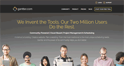Desktop Screenshot of gantter.com